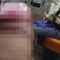 【無修正盗撮動画】ガラガラの電車で芋っぽいJCに勃起チンポを露出し少女の反応を隠し撮りw